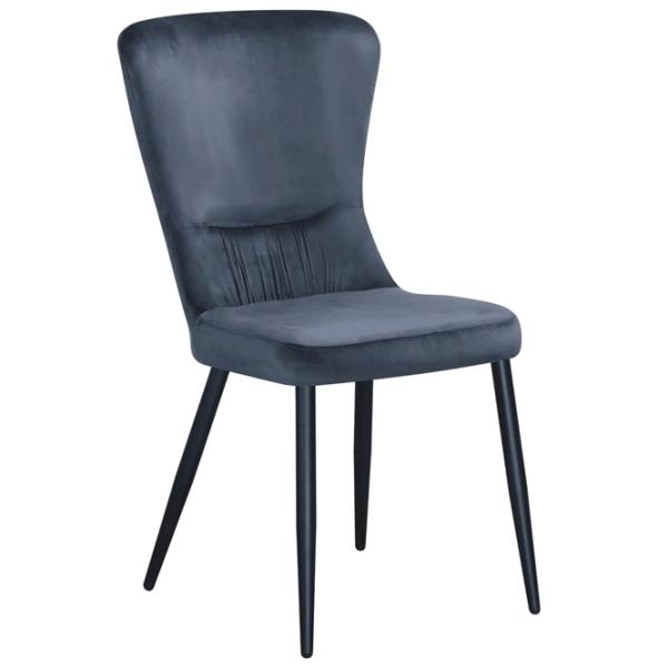 Кухонный стул Fabrik Home Mia Велюр/ Серый Черный photo 2