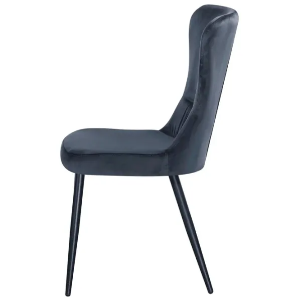 Кухонный стул Fabrik Home Mia Велюр/ Серый Черный photo 4