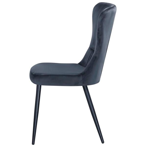 Кухонный стул Fabrik Home Mia Велюр/ Серый Черный photo 4