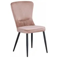 Scaun de bucătărie Fabrik Home Mia Velur/ Beige Black photo 3