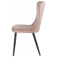 Scaun de bucătărie Fabrik Home Mia Velur/ Beige Black photo 5