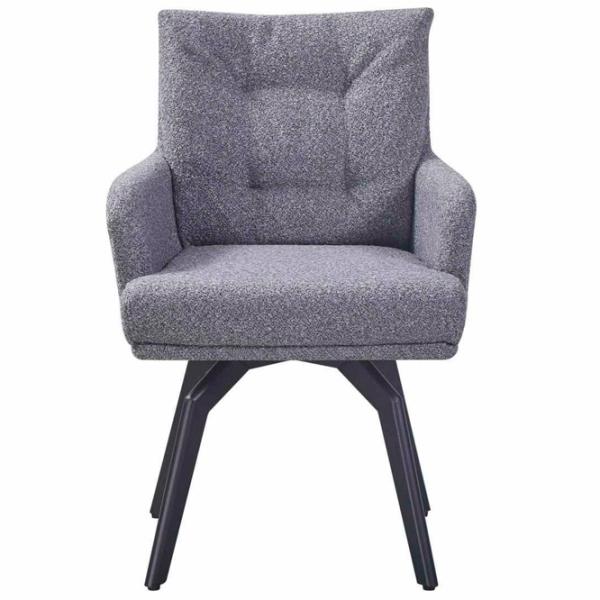 Кухонный стул Fabrik Home Lux Пенополиуретан/ Серый Черный photo 1