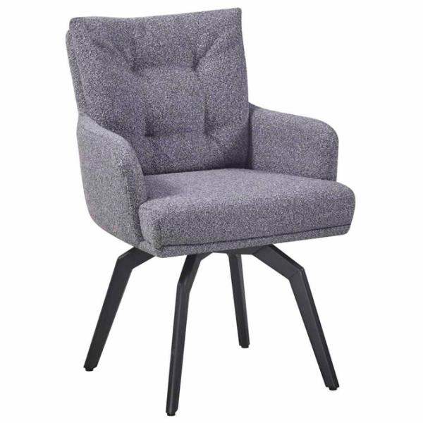 Кухонный стул Fabrik Home Lux Пенополиуретан/ Серый Черный photo 2