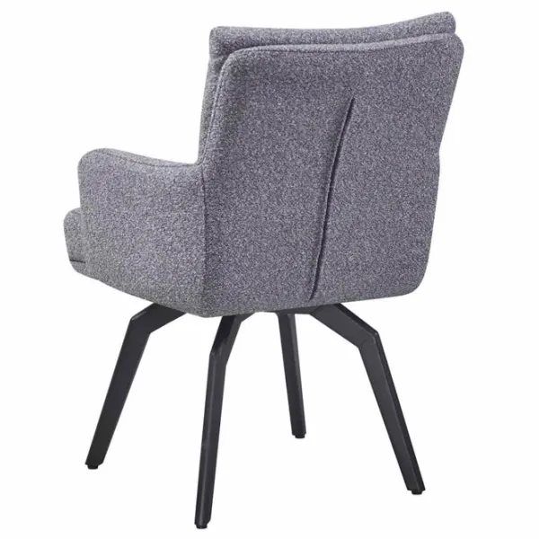 Кухонный стул Fabrik Home Lux Пенополиуретан/ Серый Черный photo 4