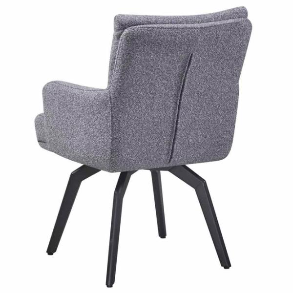 Кухонный стул Fabrik Home Lux Пенополиуретан/ Серый Черный photo 4