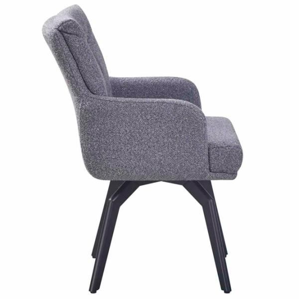 Кухонный стул Fabrik Home Lux Пенополиуретан/ Серый Черный photo 5