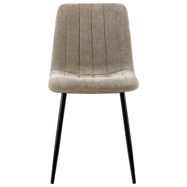 Кухонный стул Fabrik Home Jet Велюр/ Beige Grey Черный photo 1