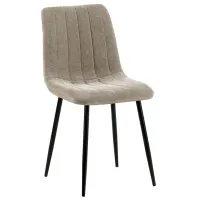 Кухонный стул Fabrik Home Jet Велюр/ Beige Grey Черный photo 3