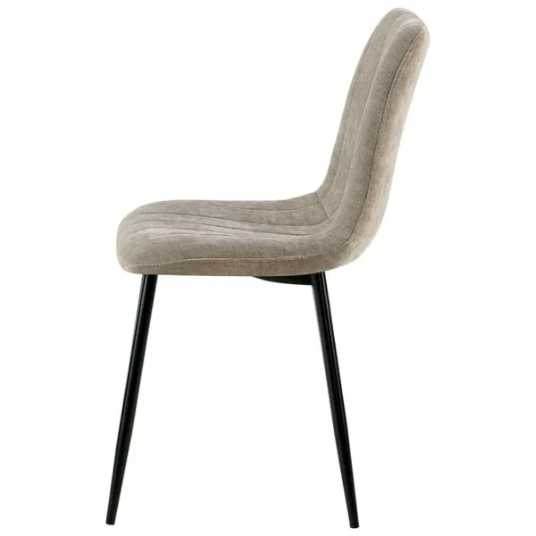 Кухонный стул Fabrik Home Jet Велюр/ Beige Grey Черный photo 4