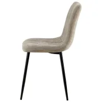 Кухонный стул Fabrik Home Jet Велюр/ Beige Grey Черный photo 4
