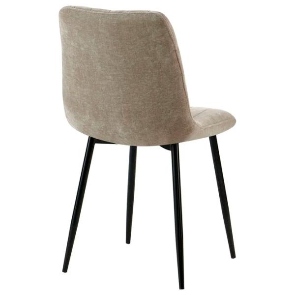 Кухонный стул Fabrik Home Jet Велюр/ Beige Grey Черный photo 5