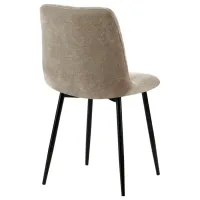 Кухонный стул Fabrik Home Jet Велюр/ Beige Grey Черный photo 5