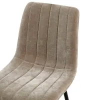 Кухонный стул Fabrik Home Jet Велюр/ Beige Grey Черный photo 6