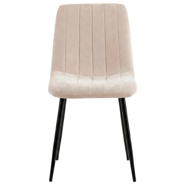 Кухонный стул Fabrik Home Jet Велюр/ Бежевый Черный photo 1