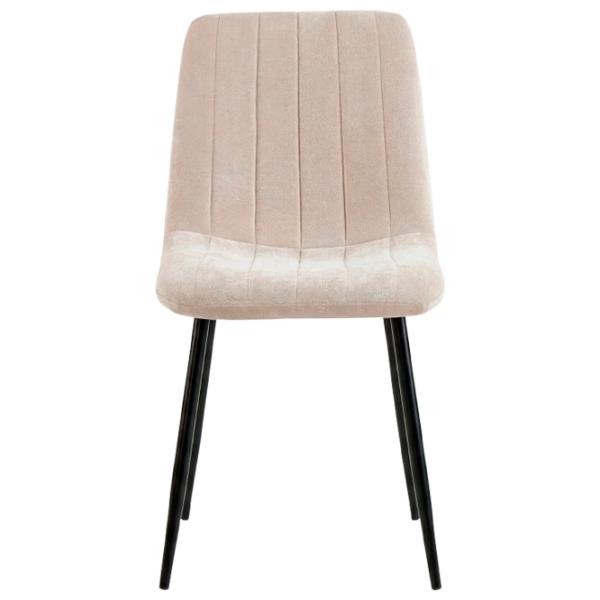 Кухонный стул Fabrik Home Jet Велюр/ Бежевый Черный photo 1