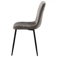 Scaun de bucătărie Fabrik Home Jet Velur/ Dark Gray Black photo 3