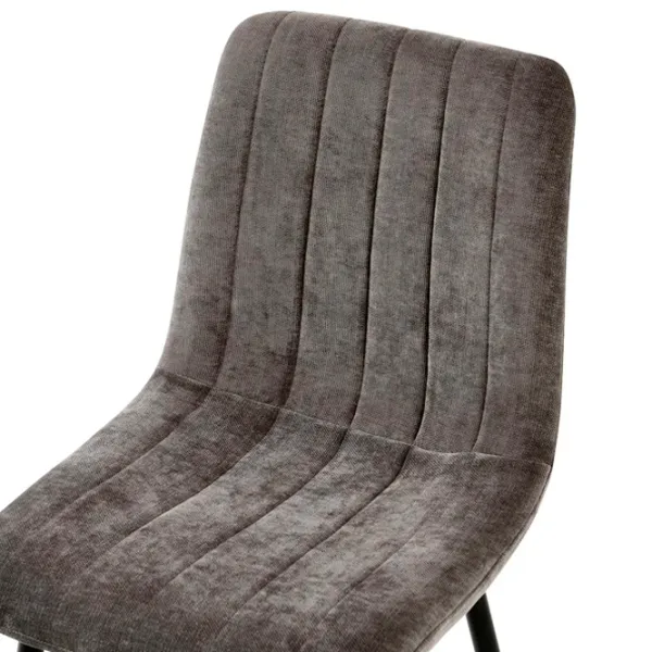Кухонный стул Fabrik Home Jet Велюр/ Тёмно-серый Черный photo 6