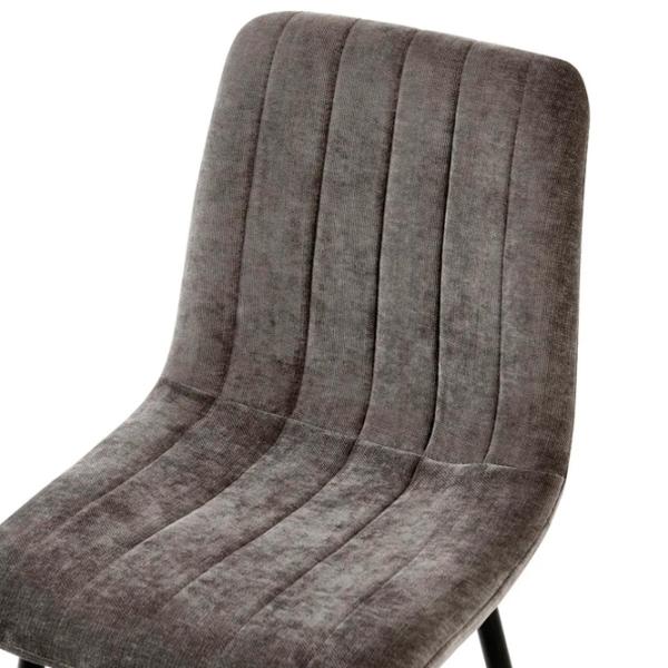 Кухонный стул Fabrik Home Jet Велюр/ Тёмно-серый Черный photo 6