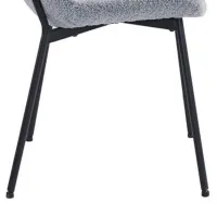 Scaun de bucătărie Fabrik Home Fix Stofă/ Gray Black photo 5