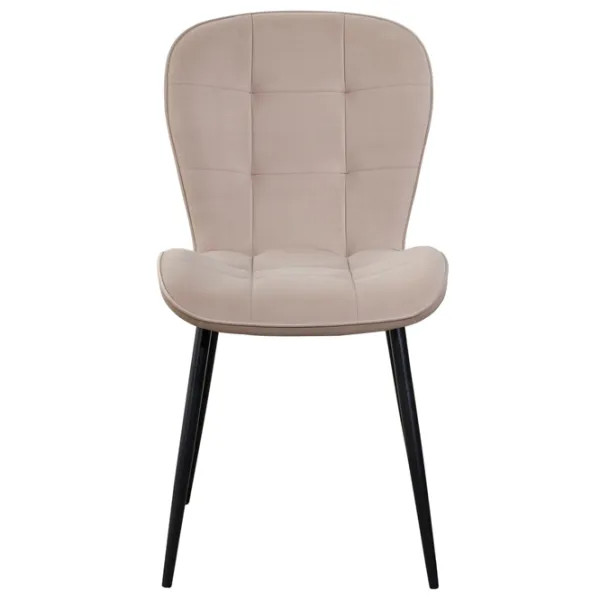 Scaun de bucătărie Fabrik Home GIO Velur/ Beige Black photo 1