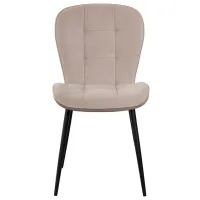 Кухонный стул Fabrik Home GIO Велюр/ Бежевый Черный