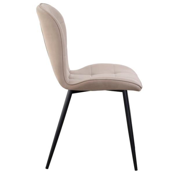 Scaun de bucătărie Fabrik Home GIO Velur/ Beige Black photo 4