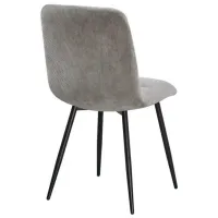 Кухонный стул Fabrik Home BOS Вельвет/ Светло Серый Черный photo 5