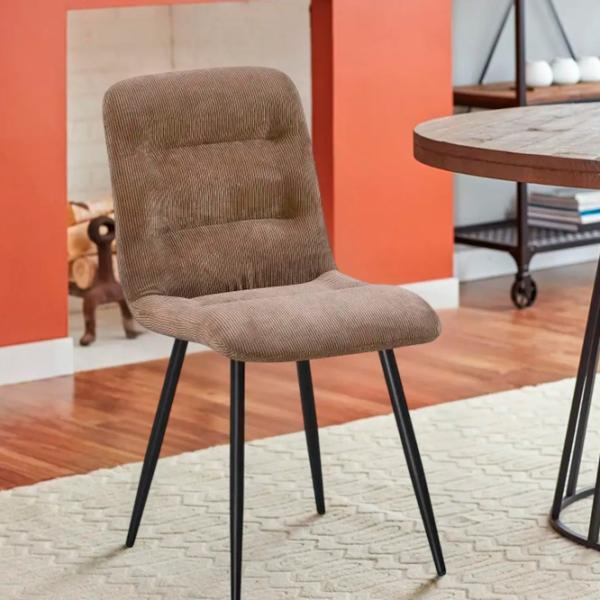 Scaun de bucătărie Fabrik Home BOS Velvet/ Brown Black photo 2