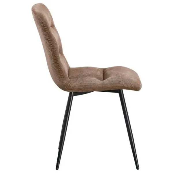 Scaun de bucătărie Fabrik Home BOS Velvet/ Brown Black photo 4