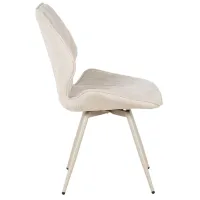 Кухонный стул Fabrik Home Alice Chenille/ Белый Серый photo 3