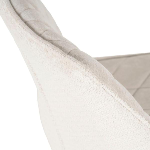 Кухонный стул Fabrik Home Alice Chenille/ Белый Серый photo 4