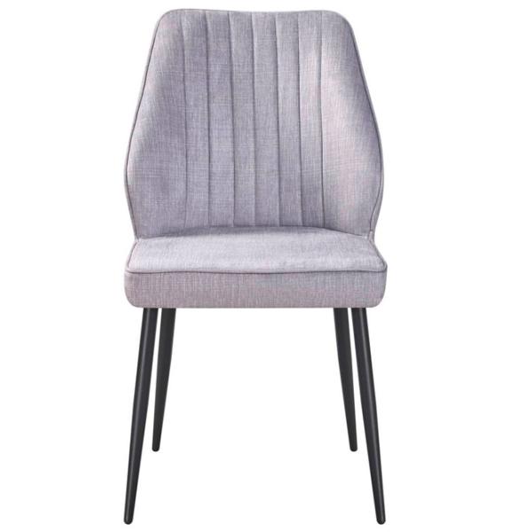 Scaun de bucătărie Fabrik Home Dex Velur/ Light Gray Black photo 1