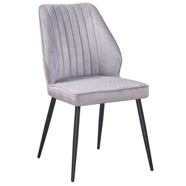 Scaun de bucătărie Fabrik Home Dex Velur/ Light Gray Black photo 2