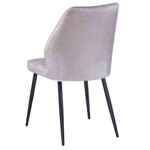 Scaun de bucătărie Fabrik Home Dex Velur/ Light Gray Black photo 4