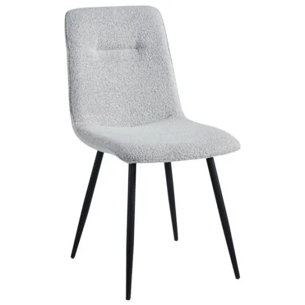 Кухонный стул Fabrik Home Dot Букле/ Светло Серый Черный photo 3