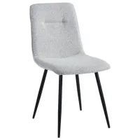 Scaun de bucătărie Fabrik Home Dot Boucle/ Light Gray Black photo 3