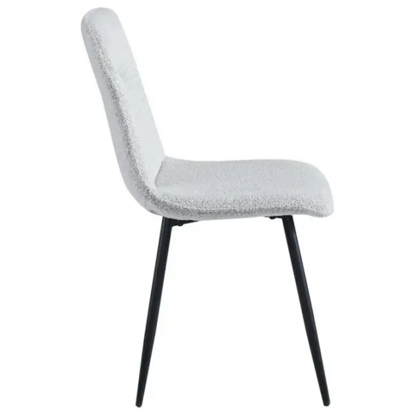 Кухонный стул Fabrik Home Dot Букле/ Светло Серый Черный photo 4
