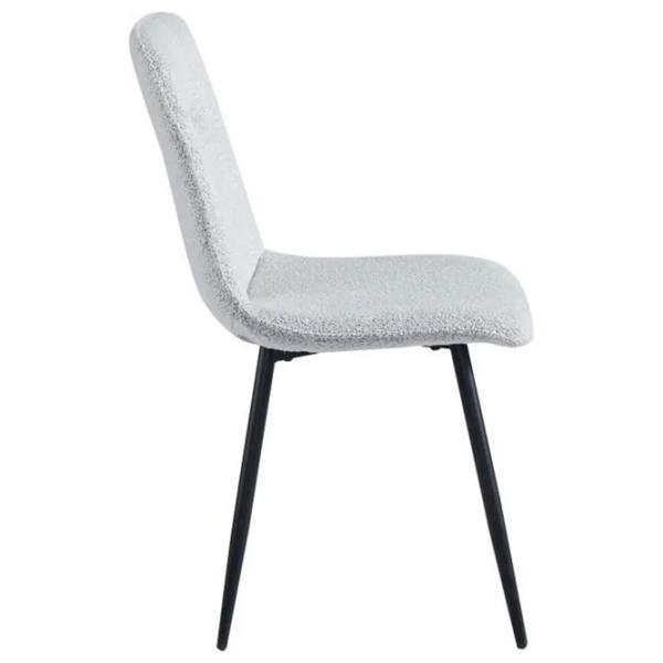 Кухонный стул Fabrik Home Dot Букле/ Светло Серый Черный photo 4