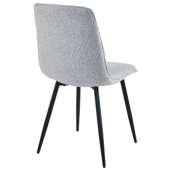 Кухонный стул Fabrik Home Dot Букле/ Светло Серый Черный photo 5
