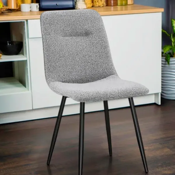 Scaun de bucătărie Fabrik Home Dot Boucle/ Gray Black photo 2