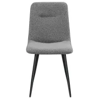 Кухонный стул Fabrik Home Dot Букле/ Тёмно-серый Черный