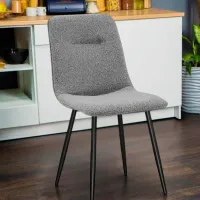 Scaun de bucătărie Fabrik Home Dot Boucle/ Dark Gray Black photo 2
