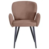 Scaun de bucătărie Fabrik Home Rio Velur/ Light Brown Black