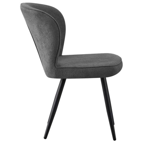 Scaun de bucătărie Fabrik Home RIO 2  Boucle/ Gray Black photo 4