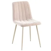 Scaun de bucătărie Fabrik Home Jet Catifea/ Beige Beige photo 3