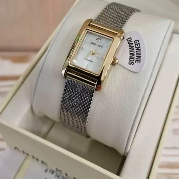 Ceas de mână pentru femei ANNE KLEIN AK/5233MPTT Cuarț / 30 x 20 mm photo 4