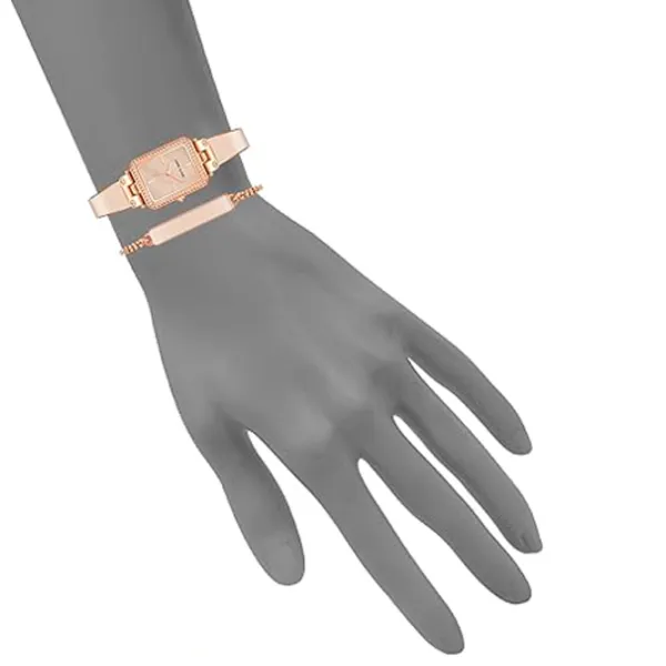 Ceas de mână pentru femei ANNE KLEIN AK/3898WTST Cuarț / 34 x 22 mm photo 4