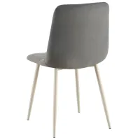 Кухонный стул Fabrik Home Ted Вельвет/ Тёмно-серый Beige photo 4