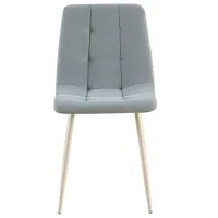 Scaun de bucătărie Fabrik Home Ted Velvet/ Light Gray Beige