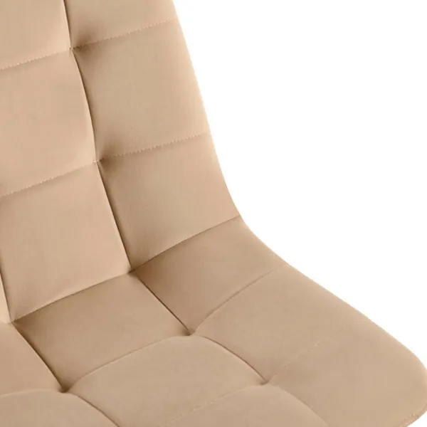 Scaun de bucătărie Fabrik Home Ted Velvet/ Beige Beige photo 5